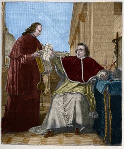 Underskrift af konkordatet mellem Frankrig og Pavestolen, af pave Pius VII, 15. august af Unknown artist