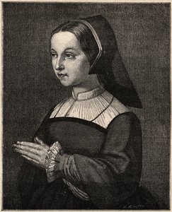 St. Jane Frances de Chantal - Portræt af Saint Jeanne-Francoise (Jeanne Francoise Fremyot, baronesse af Rabutin de Chantal) af Chantal, grundlægger af visitationen (1572-1641) (Portræt af Saint Jane Frances de Chantal (Jeanne-Francoise Fremyot, baronesse a af Unknown artist