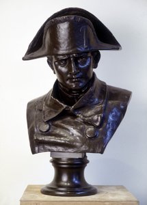 Statue af Napoleon I i bronze 1800-tallet af Unknown artist
