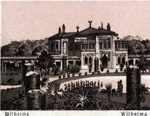 Stuttgart, Tyskland: udsigt over Wilhelma. i "" Verden illustrerer 168 visninger"" Udateret (slutningen af det 19. århundrede) af Unknown artist