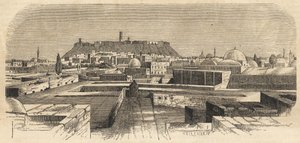 Syrien: byen Aleppo i Syrien i det 19. århundrede - Aleppo i Syrien - 1864 af Unknown artist