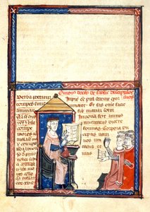 Lærer Ovid - Miniature af middelalderen (ref. 418 af Unknown artist
