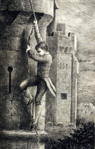 Den karteusiske parma af Stendhal. 1800-tals gravering. af Unknown artist