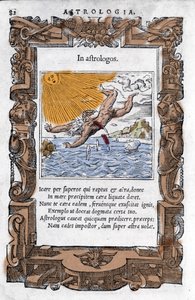 The Fall of Icarus - The Fall of Icarus. Farverig Xylografi af det 16. århundrede. af Unknown artist
