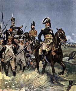 De store slag - marskal Michel Ney (1769-1815) i Friedland, 14. juni af Unknown artist