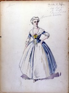 The Lady of Spades: Opera komponeret i 1890 af Piotr eller Petr Ilyich Tchaikovsky (eller Tchaikowsky) af Unknown artist