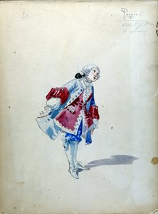 The Lady of Spades: Opera komponeret i 1890 af Pjotr eller Pjotr Iljitsj Tjajkovskij (eller Tschaikowskij) af Unknown artist