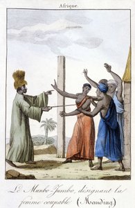 Munbo-Jumbo, der udpeger kvinden skyldig (Manding) af Unknown artist