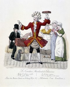 The Song Merchant Comician, ca. 1820 af Unknown artist