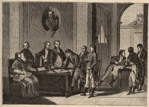 Tolentino-traktaten eller Tolentino-freden er en fredstraktat underskrevet den 19. februar 1797 i Tolentino, Italien, mellem Frankrig og de pavelige stater. (Mellem general Bonaparte og pave Pius (Pio eller Pius) VI (1717-1799). Paven afsiger sig selv til  af Unknown artist