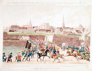 Den franske hærs triumferende indtog i Wien, 13. november af Unknown artist
