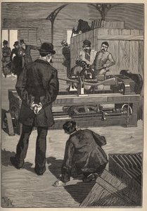 Turens kunst: Blanchard Tower. Indgravering fra 1885 i "" Les arts et metiers illustres"" af Adolphe BITARD. af Unknown artist