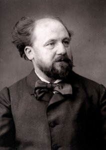 Kunstneren Jean-Joseph Weerts portrætteret i anledning af Salonen i Paris i 1883 af Unknown