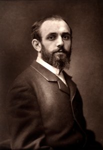 Kunstneren Norbert Goeneutte fotograferet i anledning af Paris-salonen i 1881 af Unknown