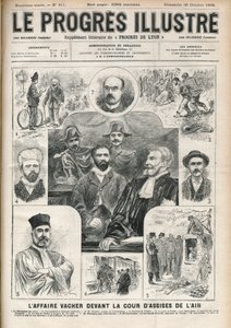 Sagen Joseph Vacher "" Shepherd Killer" (1869-1898) for Ain Court of Assisi - forside af "" The Progressive-Illustrous"" af 30. oktober af Unknown artist