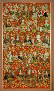 Stamtræet for Babenbergs markgrever og hertuger, de første herskere af "Ostarrichi" af Unknown Artist