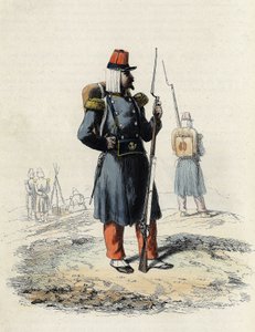 Den franske hærs lette infanteri under ekspeditionen i Algier i 1830, I "" L