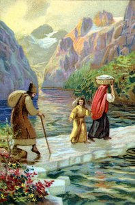 The miracle of the ice bridge in the life of Zarathustradani af Unknown