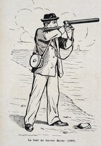 Dr. Etienne Jules (Etienne-Jules) Mareys riffel (1890) af Unknown artist