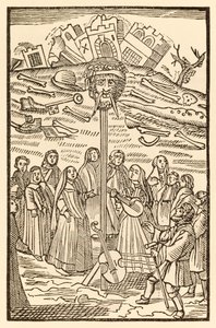 Det tvivlsomme slot bliver revet ned, og den gigantiske fortvivlelse har mistet sit hoved fra Pilgrimmenes fremgang fra denne verden, til det som skal komme af John Bunyan (1628-1688) Christiana og Mercy spiller mu af Unknown