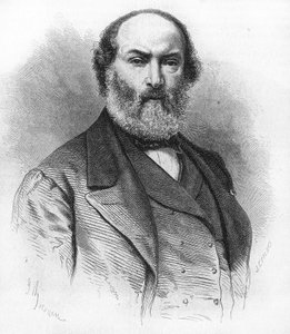 Théodore Rousseau (1812-1867), fransk maler. af Unknown artist