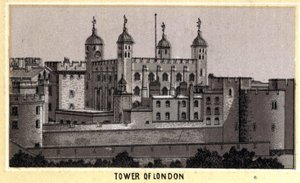 Udsigt over Tower of London, tidligere fængsel, England af Unknown artist