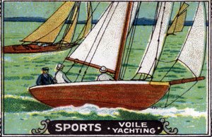 Vandsport: sejlads. af Unknown Artist