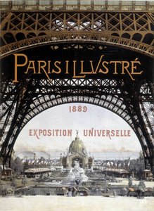 Verdensudstilling i Paris i 1889 i "" Paris illustreret ". af Unknown artist