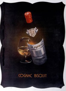 reklameplakat for Cognac Bisquit. 1932. af Unknown artist