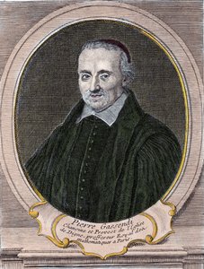 portræt af Pierre Gassendi (1592-1655), fransk filosof, astronom, matematiker og fysiker. af Unknown artist