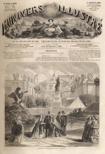 den internationale udstilling i 1861 i Metz - The World Exposition of Metz - den verdensberømte i 1861 af Unknown artist