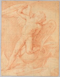 Tegning, Amor, 1650-1700 af Unknown artistUnknown artist