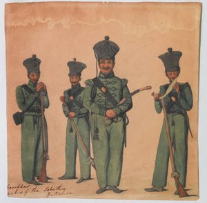 1st Nasiri Battaliondani af Unknown artist