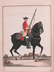 4th Regiment of Dragons (gravering) af Unknown artist