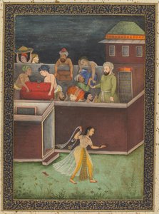 Et hus der blev brudt ind om natten af Unknown artist