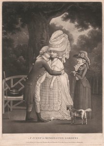 En scene i Kensington Gardens af Unknown artist