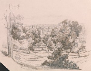 Udsigt over Danbury Park af Unknown artist