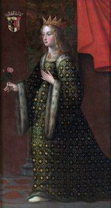 Adelaide de Suse - Adelais - Adaline de Suza eller encore Adelaide de Turin (1020 1091) - Adelaide af Susa, kone til Otto af Savoyen (Othon Ier de Savoie) - Anonym - 1700-tallet - Olie på lærred af Unknown artist
