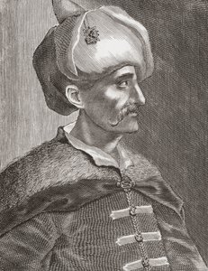 Ahmed I, Sultan fra Det Osmanniske Rige. af Unknown artist