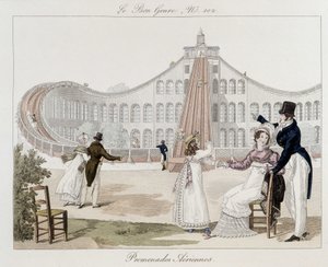 Luftvandringer: rutsjebane - i "Le Bon-genren", nr. 102, begyndelsen af det 19. århundrede af Unknown artist