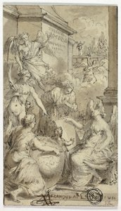 Allegori af historien af Unknown artist