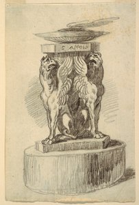 Et alter dedikeret til Apollon af Unknown artist