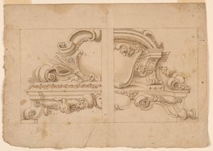 Arkitektoniske ornamenter af Unknown artist