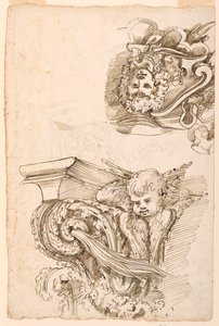 Arkitektoniske skulpturer af Unknown artist
