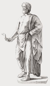 Asclepius. Portræt. af Unknown artist