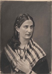 Auguste Baudius (tryk) af Unknown artist