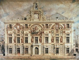 Bank of San Giorgio i Genova, Italien af Unknown artist