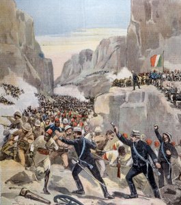 Slaget ved Abba Karima (Adoua, Etiopien) mellem Etiopien og Italien af Unknown artist