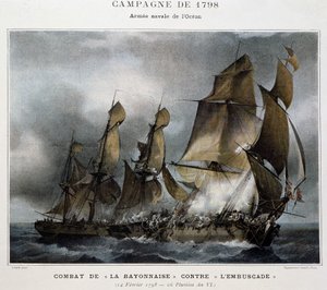 Slaget om "" Bayonnaise" mod "" bagholdet""" af Unknown artist