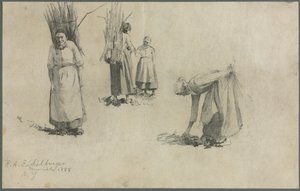 bayerske bønder af Unknown artist